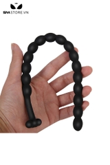 SMT3089 - Đồ chơi niệu đạo silicon chuỗi hạt gắn ống tiêm dài 30cm