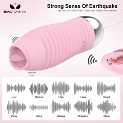 SMT3095 - Trứng rung tình yêu không dây có lưỡi liếm điều khiển từ xa