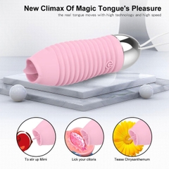 SMT3095 - Trứng rung tình yêu không dây có lưỡi liếm điều khiển từ xa