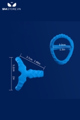 SMT3097 - Vòng cao su đeo gốc dương vật chống xuất tinh sớm dài 5,2cm