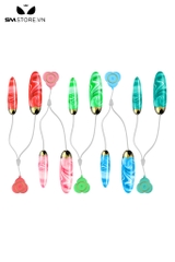 SMT3105 - Trứng rung tình yêu 2 đầu có dây và 10 chế độ sạc điện