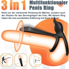 SMT3114 - Vòng rung đeo gốc dương vật điều khiển từ xa dài 14cm