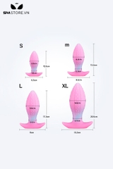 SMT3116 - Butt plug hậu mônphát quang có gai bao quanh và 4 size