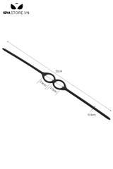 SMT3117 - Vòng đôi đeo tinh hoàn chống xuất tinh sớm có nấc điều chỉnh