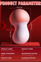 SMT3125 - Trứng rung giá rẻ ngụy trang cây nấm mini có 12 tần số