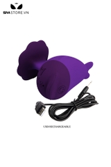 SMT3128 - Máy rung cầm tay hình con cá voi mini lưng hình bông hoa