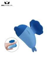 SMT3128 - Máy rung cầm tay hình con cá voi mini lưng hình bông hoa