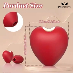 SMT3129 - Máy hút âm đạo và núm vú ngụy trang hình trái tim dài 5cm