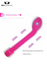 SMT3130 - Gậy rung silicon dài 21cm thiết kế đầu tròn kích thích dương vật