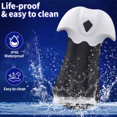 SMT3136 - Cốc thủ dâm có rung trong có nhiều gai nổi bằng silicon mềm