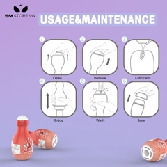 SMT3138 - Cốc thủ dâm mini silicon ngụy trang bowling có thể tháo rời