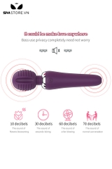 SMT3140 - Chày rung tình yêu có vân ngang và 10 chế độ dài 155mm