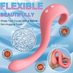 SMT3143 - Máy rung thiết kế hình chữ S 10 tần số sạc điện dài 17.7cm