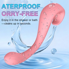 SMT3143 - Máy rung thiết kế hình chữ S 10 tần số sạc điện dài 17.7cm