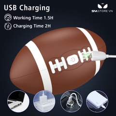 SMT3146 - Cốc thủ dâm mini có rung và 12 tần số hình bóng bầu dục