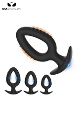 SMT3185 - Butt plug silicon co giãn đế công thiết kế hở giữa có 3 size