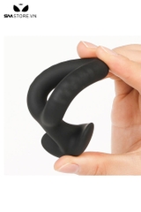 SMT3185 - Butt plug silicon co giãn đế công thiết kế hở giữa có 3 size