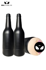 SMT3160 - Cốc thủ dâm ngụy trang chai rượu đen tháo rời dài 25cm