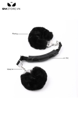SMT3177 - Còng tay tình yêu dạng lông mềm mịn có nấc điều chỉnh