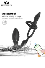 SMT3180 - Máy rung hậu môn và vòng đeo cu có máng điều khiển xa