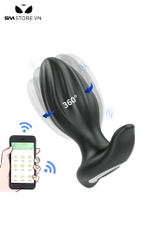 SMT3182 - Máy rung hậu môn silicon xoay 360 độ dài 96mm có 10 chế độ