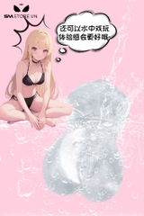 SMT3192 - Âm đạo giả trong suốt silicon mềm co giãn dài 14.6cm