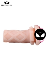 SMT3195 - Cốc thủ dâm có âm đạo giả 1 đầu tháo rời silicon dài 15cm