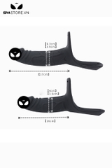 SMT3196 - Dương vật giả rỗng ruột có quần bằng silicon có 2 kích cỡ