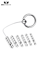 SMT3201 - Sounding inox niệu đạo thông tiểu có vòng đeo và 5 kích cỡ