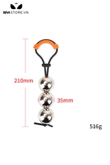 SMT3203 - Tạ đeo tinh hoàn với chuỗi hạt inox đường kính 35mm