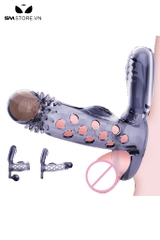 SMT3204 - Bao cao su đôn dên có quai đeo và lỗ thoáng khí dài 12.5cm