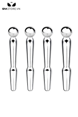 SMT3208 - Sounding inox niệu đạo có bi tròn đầu tháo rời kèm 3 size