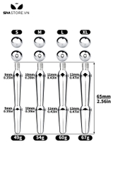 SMT3208 - Sounding inox niệu đạo có bi tròn đầu tháo rời kèm 3 size