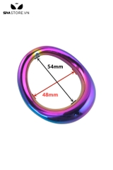 SMT3219 - Vòng đeo dương vật inox cao cấp 7 sắc cầu vòng có 3 size