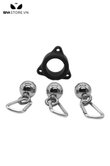 SMT3220 - Tạ đeo tinh hoàn silicon co giãn với chuỗi bi trong inox