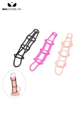 SMT3232 - Vòng đeo gốc dương vật có quai và lỗ thoáng silicon đàn hồi