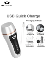 SMT3236 - Cốc thủ dâm silicon có rung silicon và 10 kiểu rung