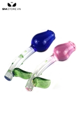 SMT3240 - Đồ chơi hậu môn thủy tinh hình bông hoa có lá dài 12.5cm