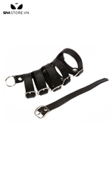 SMT3245 - Vòng đeo dương vật da PU đính đinh tán có nấc điều chỉnh