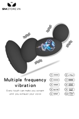 SMT3261 - Anal bead có 10 chế độ rung điều khiển từ xa dài 13cm