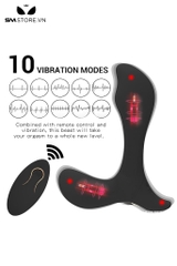 SMT3262 - Máy rung hậu môn có 3 đầu kích thích hình chữ L điều khiển xa