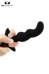 SMT3264 - Đồ chơi hậu môn silicon có 3 tầng có 10 tần số dài 16cm