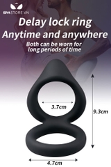 SMT3265 - Vòng đeo gốc dương vật silicon co giãn dài 9,3cm