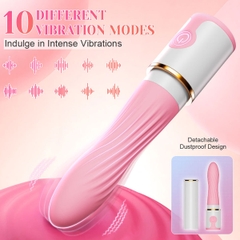 SMT3272 - Máy rung mini ngụy trang hình thỏi son có 10 chế độ