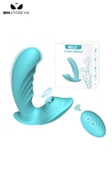 SMT3277 - Máy rung hút 2 đầu có lưỡi liếm vân xoắn ốc dài 11cm