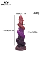SMT3282 - Cu giả có gai và xúc tu bạch tuộc kiểu xoắn ốc dài 22cm