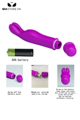 SMT3292 - Máy rung tai thỏ silicon Pretty Love dài 136mm có 10 tần số