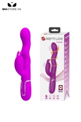 SMT3304 - Máy rung xoay tai thỏ Pretty Love thanh cong dài 249mm