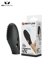 SMT3306 - Ngón tay rung Pretty Love có gai nổi và lỗ thoáng khí dài 78mm