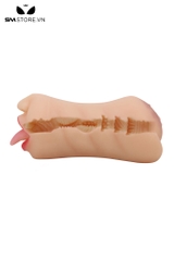 SMT3311 - Âm đạo giả silicon Pretty Love lè lưỡi co giãn dài 18cm
